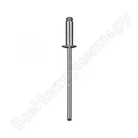 Заклепки алюминиевые (4,8 мм х 16 мм) 250 шт. "мастер" зубр 31305-48-16