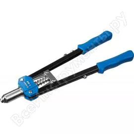 Заклепочник для вытяжных и резьбовых заклепок, в боксе 3,2-4-4,8мм зубр "эксперт-универсал" 31197