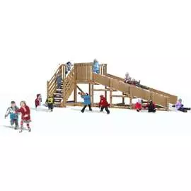 Заливная детская горка MoyDvor Swan-1