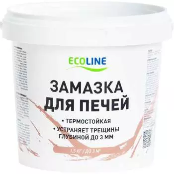 Замазка для печей ECOLINE 4607130862704