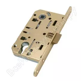 Замок agb межк. под цилиндр mediana evolution b01103.50.03.567 с отв. планкой b01000.13 латунь 25799