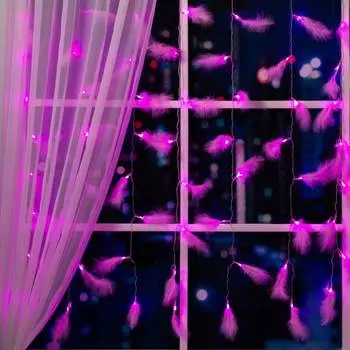 Занавес LUAZON DECOR Перья 6929897