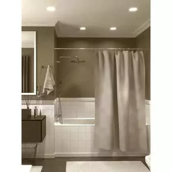 Занавеска для ванной комнаты MY SPACE CAPITAL beige 180x180 Polyester PR180180007