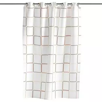 Занавеска для ванной комнаты MY SPACE QUADRO (10 люверсов) 180x180 PEVA EV180180002