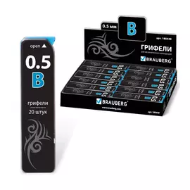 Запасные грифели BRAUBERG Black Jack 180449