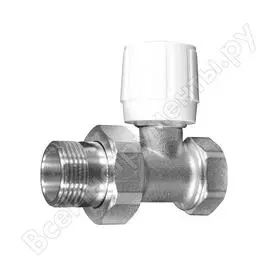 Нижний прямой запорный клапан для радиатора MasterProf