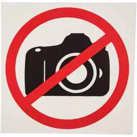 Запрещающая табличка REXANT Фотосъемка запрещена 56-0043-2