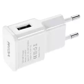 Зарядное устройство vcom ac eu plug 100-220v - usbx1 port, dc 5v, 2a m014/ca-m014
