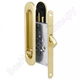 Защелка с ручками для раздвижных дверей punto soft line sl-011 sg 38603