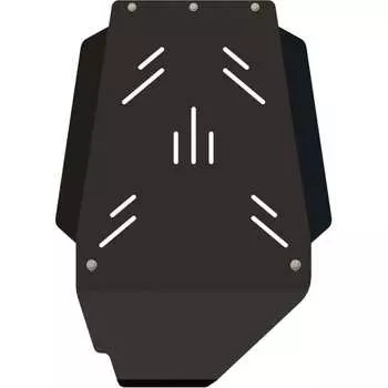 Защита акпп и рк для LEXUS LX470-для 0530 2002-2007 4,7/ TOYOTA Land Cruiser 100-для 0530 1998-2002 4,7, гнутая, стал sheriff