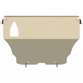 Защита картера для AUDI A 5 2007-2016 1.8 TFSI/2.0 TFSI/2.0 TFSI quattro/3.2 FSI, гнутая, AL 5 мм, с крепежом sheriff