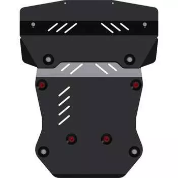 Защита картера для CADI/AC CTS 2007-2014 3,6 AWD, гнутая, сталь 2.5 мм, с крепежом sheriff