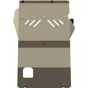 Защита картера для FORD Ranger 2007-2011 2.5TD/ MAZDA Pickup BT-50 2006-2011 2.5 TD, гнутая, AL 5 мм, с крепежом sheriff