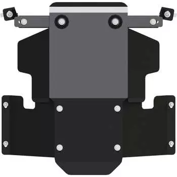 Защита картера для GAZ Соболь 2012-2.8 МТ4wd, гнутая, сталь 2.5 мм, с крепежом sheriff