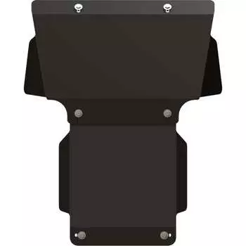 Защита картера для GM GMC Sierra 1500 2010-2014 5,3 АТ, гнутая, сталь 3 мм, с крепежом sheriff