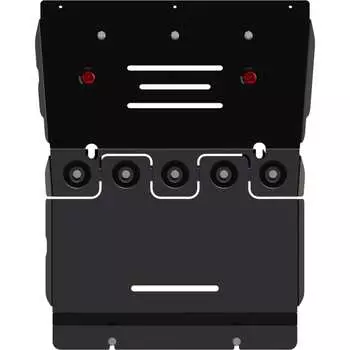 Защита картера для HAVAL H9 2018-2.0 AT Fu/WD, 2.0TD AT Fu/WD, гнутая, сталь 2.5 мм, с крепежом sheriff