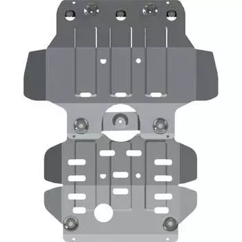 Защита картера для ISUZU D-MAX 2012-2019 2.5 TD MT/ ISUZU D-MAX 2017-2020 1.9TD, универсальнай штамповка, AL 4 мм, sheriff