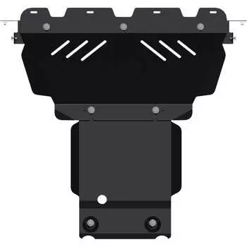 Защита картера для JEEP Grand Cherokee 2010-2013 3,6/ 3.0D AT/ JEEP Grand Cherokee 2013-3.0/ 3.0TD AT, гнутая, стал sheriff