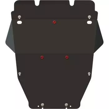 Защита картера для LEXUS GS300 2005-2013 3.0 4wd/ TOYOTA Crown 4wd 2003-2008 3/ TOYOTA Mark X 2004-2009 4.3, гнутая sheriff