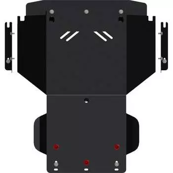 Защита картера для LEXUS LX470 2002-2007 4,7/ TOYOTA Land Cruiser 100 1998-2007 4.2D/ 4,7, гнутая, сталь 2.5 мм, с sheriff