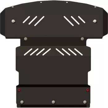 Защита картера для LINCOLN Lincoln LSE 1998-2006 3,9, гнутая, сталь 2.0 мм, с крепежом sheriff