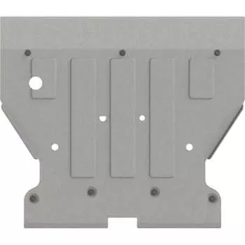 Защита картера для PORSCHE Cayenne 2018-3.0T AT 4WD, универсальная штамповка, AL 4 мм, с крепежом sheriff