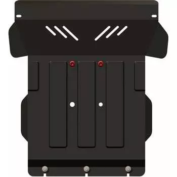 Защита картера для SSANG YONG Kyron 2005-2015 2.3/ 2.0 TD, универсальная штамповка, сталь 2.5 мм, с крепежом sheriff