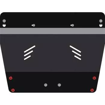 Защита картера для SUBARU Forester 2005-2008 2.0/ 2.5, гнутая, сталь 2.0 мм, с крепежом sheriff