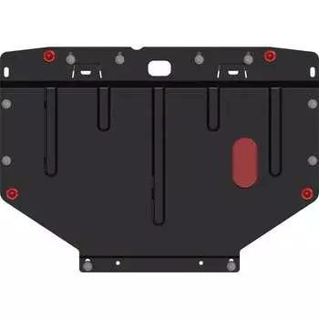 Защита картера для VOLKSWAGEN Passat B5 1996-2005 2.8 ,штампованная, сталь 2.0 мм, с крепежом sheriff