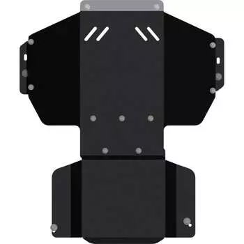 Защита картера для VOLVO 940-960 1988-1998 2.4 TD/ VOLVO V 90 1997-2000 2.9, гнутая, сталь 2.0 мм, с крепежом sheriff