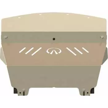 Защита картера двигателя алюминий 5 мм для INFINITI Q50 / Q60 (G25)-2010 / 2011 / 2012 / 2013 / 2014 sheriff