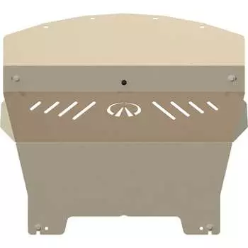 Защита картера двигателя алюминий 5 мм для INFINITI Q70 (M37)-2010 / 2011 / 2012 / 2013 / 2014 / 2015 / 2016 / 2017 sheriff