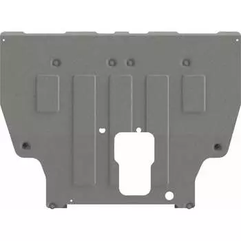 Защита картера двигателя и кпп алюминий 4 мм для KIA Carnival-2021 / 2022 sheriff