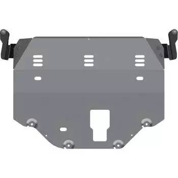 Защита картера двигателя и кпп алюминий 5 мм для HYUNDAI Sonata-2017 / 2018 / 2019 / 2020 sheriff