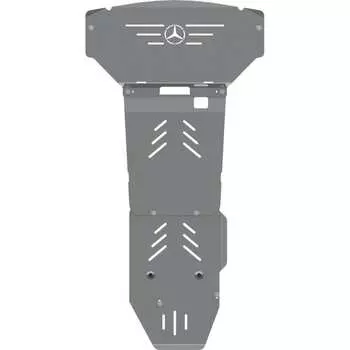 Защита картера двигателя и кпп алюминий 5 мм, для Mercedes-Benz ML-2005/2006/2007/2008/2009/2010/2011 sheriff