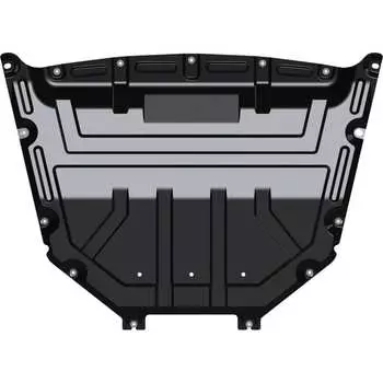 Защита картера двигателя и кпп сталь 1.8 мм для LADA Vesta sedan / SW / Cross / 1.6 MT / 1.6 AT / 1.8 МТ / 1.8 АТ / 2015 -2022- sheriff