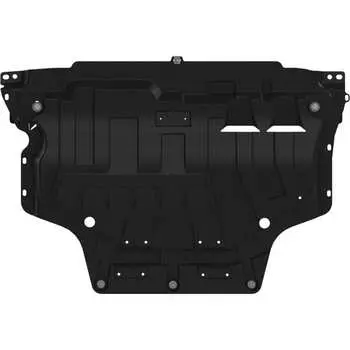 Защита картера двигателя и кпп сталь 1.8 мм для SKODA Octavia (2013-н.в.) / Karoq (2018-н.в.) / Superb (2015-н.в.) / VW Golf VII (2 sheriff 2680 V1