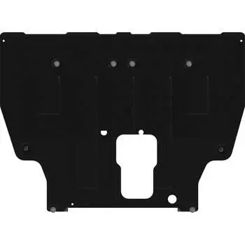 Защита картера двигателя и кпп сталь 2.5 мм для KIA Carnival-2021 / 2022 sheriff