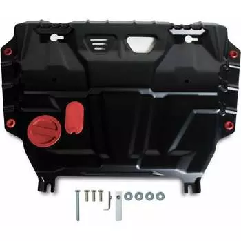 Защита картера и КПП Big для Toyota Auris 2007-2013 2013-2016/Corolla 2013- АвтоБроня 111.05773.1