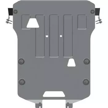 Защита картера и КПП для AUDI A 8 2010-2017 4.2 S-Tronic 4wd, универсальнай штамповка, AL 4 мм, с крепежом sheriff