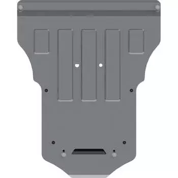 Защита картера и КПП для AUDI Q 5 2008-2017 2.0 TFSI АТ (Tiptronic) 4wd, универсальнай штамповка, AL 4 мм, с крепежом sheriff