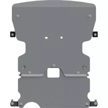 Защита картера и КПП для BMW X 1 2009-2014 2.0 AT 4wd, гнутая, AL 5 мм, с крепежом sheriff