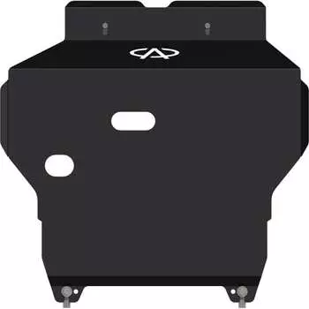 Защита картера и КПП для CHERY Karry 2008-2010 1.6, гнутая, сталь 2.0 мм, с крепежом sheriff