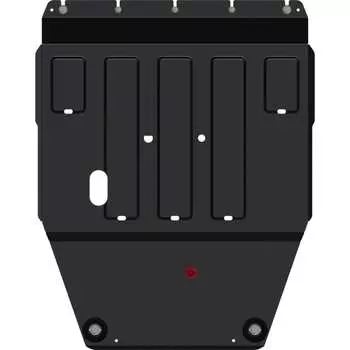 Защита картера и КПП для DONGFENG 580 2019-1.8 MT FWD, универсальнай штамповка, сталь 2.0 мм, с крепежом sheriff