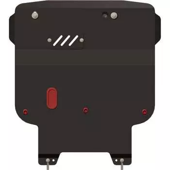 Защита картера и КПП для FIAT Freemont 2013-2016 2.4 АТ, гнутая, сталь 2.5 мм, с крепежом sheriff