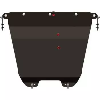 Защита картера и КПП для FORD Escape сборка США 2007-2012 2.3/ АТ, гнутая, сталь 2.5 мм, с крепежом sheriff