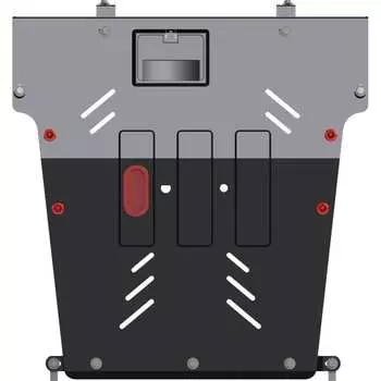 Защита картера и КПП для FORD Mondeo 2000-2007 1.8/ 2.0/ 2.5/ 3.0, универсальнай штамповка, сталь 2.0 мм, с крепежом sheriff