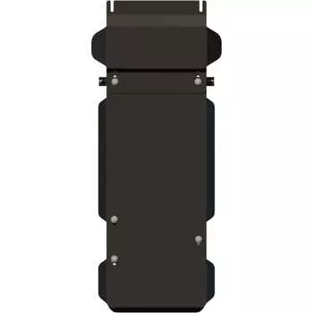 Защита картера и КПП для GREAT WALL Deer 4WD 2005-2010 2.3i, гнутая, сталь 2.0 мм, с крепежом sheriff