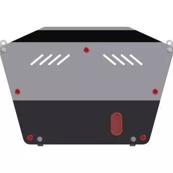 Защита картера и КПП для HONDA Civic 2001-2006 1.3/ 1.4/ 1.6/ 1.7/ 1.8, гнутая, сталь 2.0 мм, с крепежом sheriff