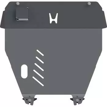 Защита картера и КПП для HONDA Pilot 2008-2011 3.5, гнутая, AL 5 мм, с крепежом sheriff